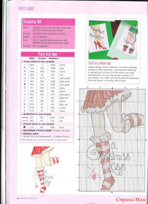 Cross Stitch Card Shop 087