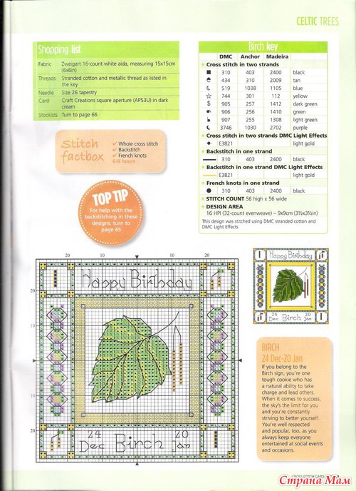 Cross Stitch Card Shop 087