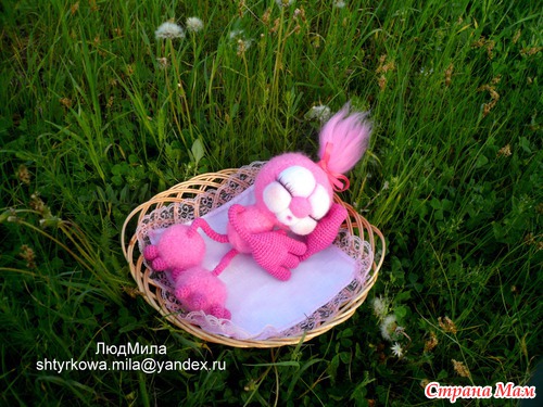 Спящее, розовое чудо.