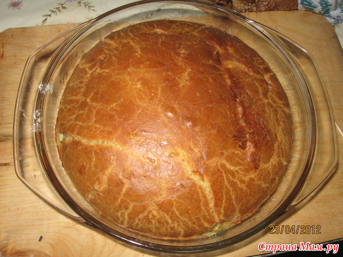 Рецепт сладкого пирога в аэрогриле