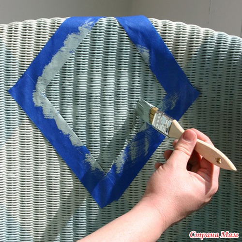 Как раскрасить плетеную мебель для дома и террасы