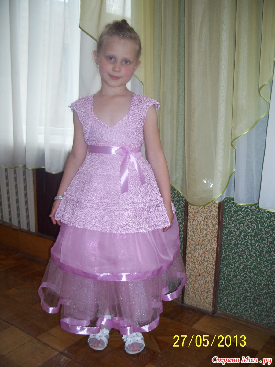 Выпускное платье в детский сад своими руками