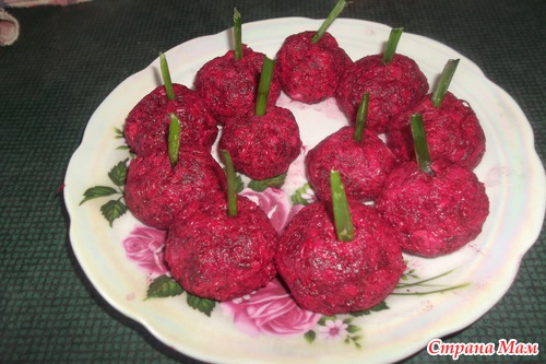 Свекольные шарики