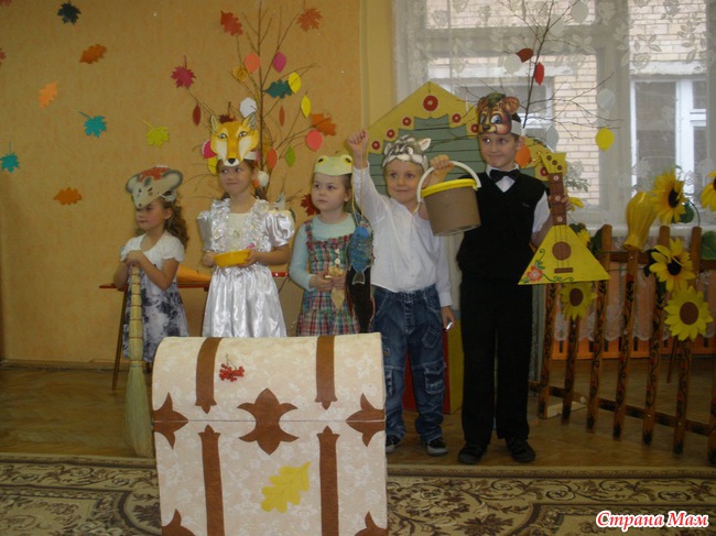 Идеи украшения зала к осеннему утреннику