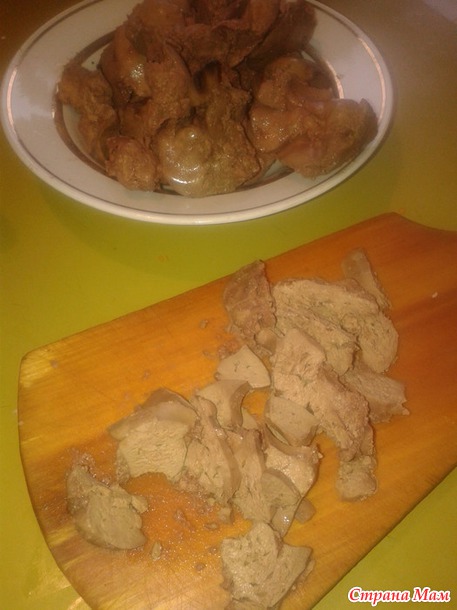 . Салат из печени