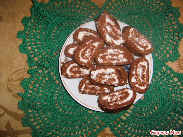 Рулет из печенья.