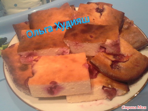 Творожная запеканка, без муки и без манки)