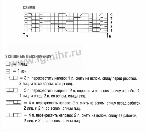 Пончо с высоким воротником и косами от Lana Grossa. Спицы