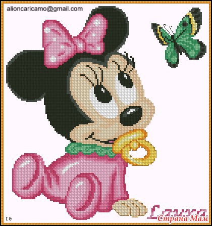 Minnie con ciuccio