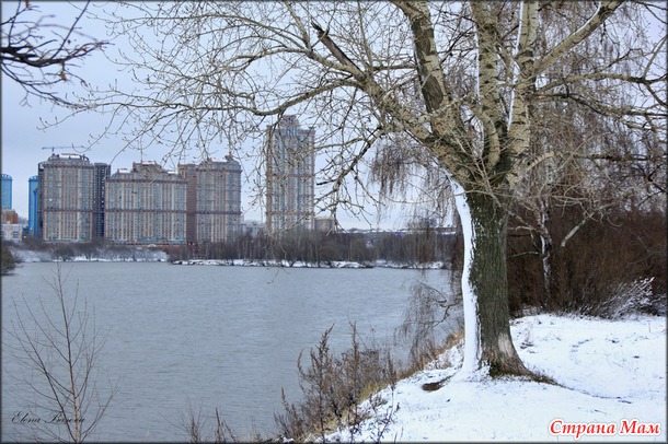 Московский снегопад (первый снег в Москве)