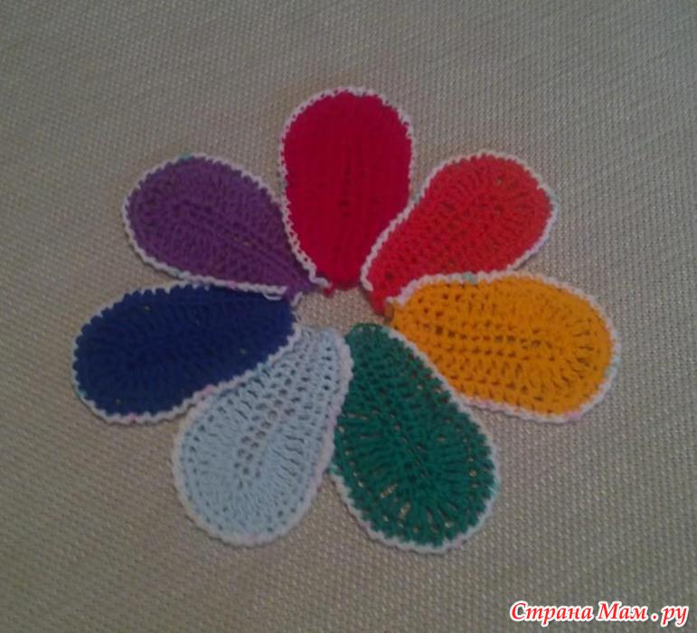 Цветик семицветик из бисера схема