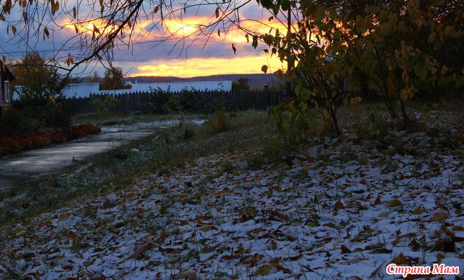 Первый снег 2013
