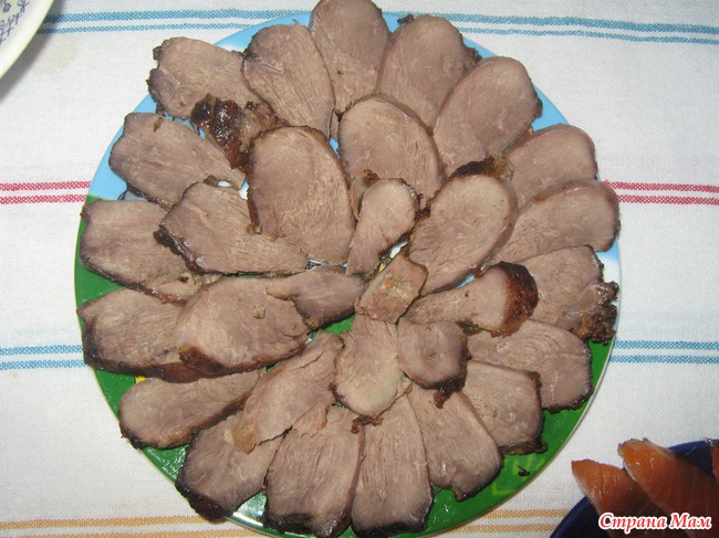 Гусиная грудка в духовке.