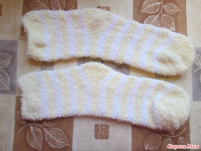 Носочные игрушки. Мишка МК.