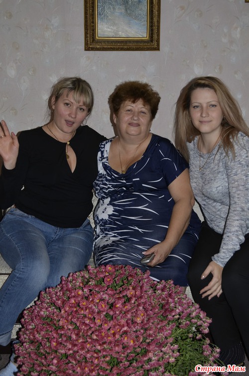 Всем спасибо за поздравления. Мамин день рождения. Фотоотчет