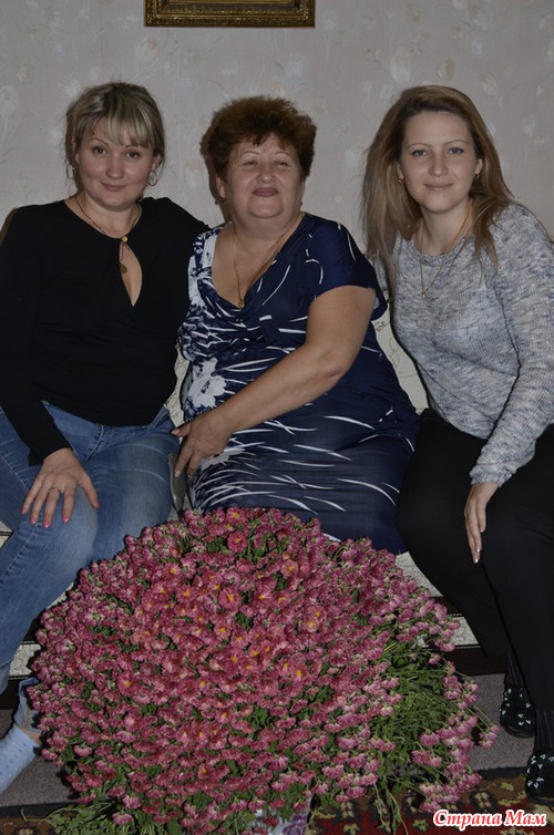 Всем спасибо за поздравления. Мамин день рождения. Фотоотчет