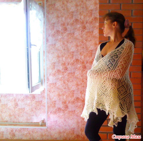 Шаль "Филигрань"