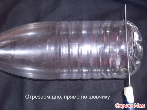Одуванчики из пластиковых бутылок