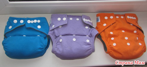 Натуральные бамбуковые многоразовые подгузники Baby Land
