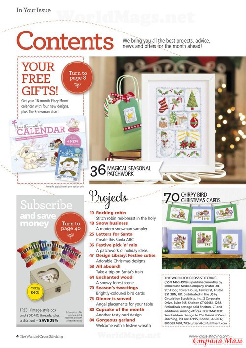 The World of Cross Stitching 10-2013. Новогодний