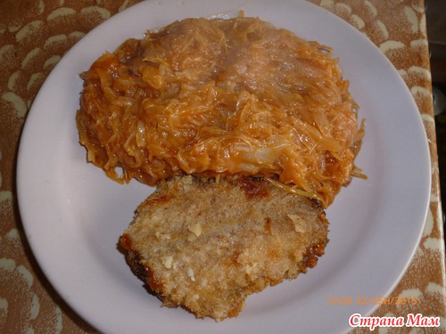 Капуста тушеная