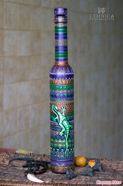 Декупаж бутылок.