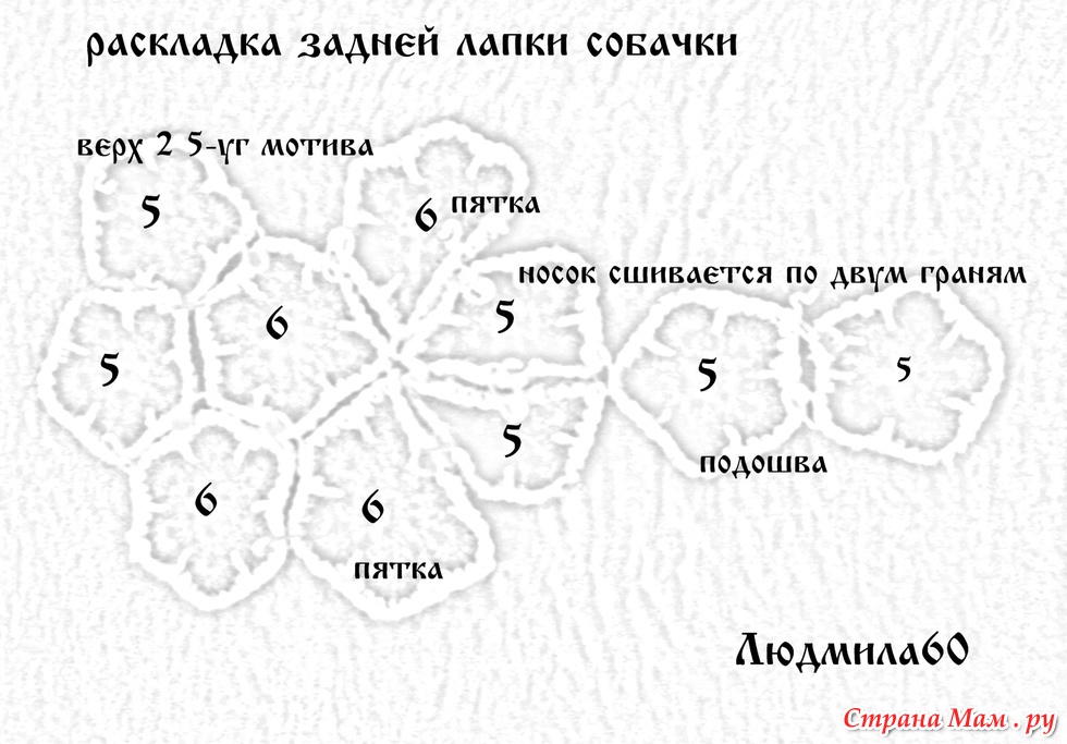 Бегемот из африканских мотивов крючком схемы и описание