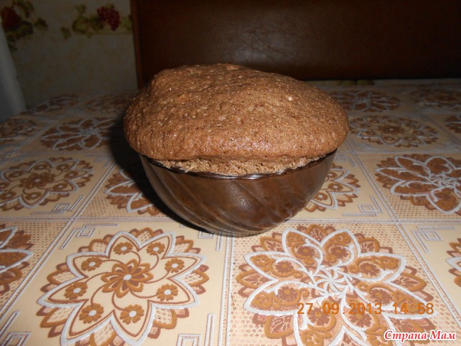 Кекс из микроволновки.