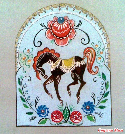 Городецкая роспись