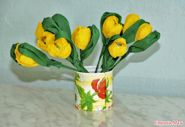 Конфетные букетики