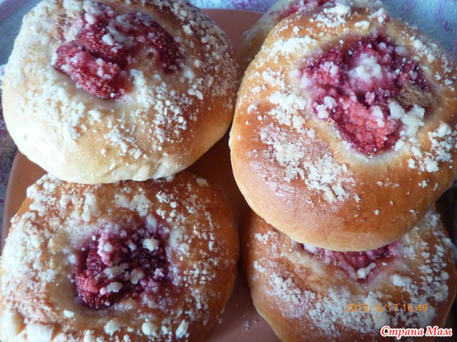 Булочки с посыпкой