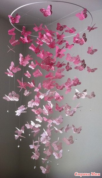 Бабочки на стену своими руками фотография #1003944