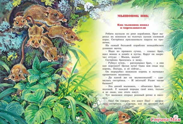 Виталий Бианки "Мышонок Пик"