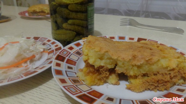 Картофельная запеканка.