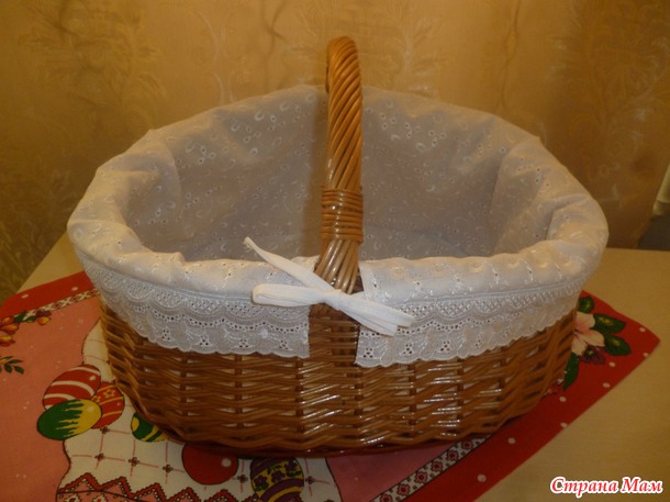 Мои нарядные пасхальные корзиночки