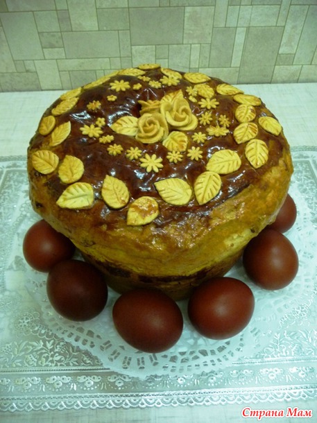 Поздравляю всех со светлым праздником!!! Христос воскрес!!! Мои куличи.