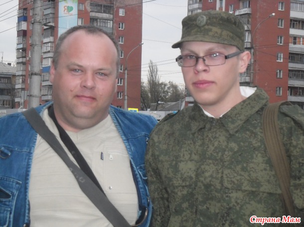 Вот и дождалась... вырос и пошел... в армию )))