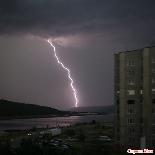 Эк нас залило в понедельник))