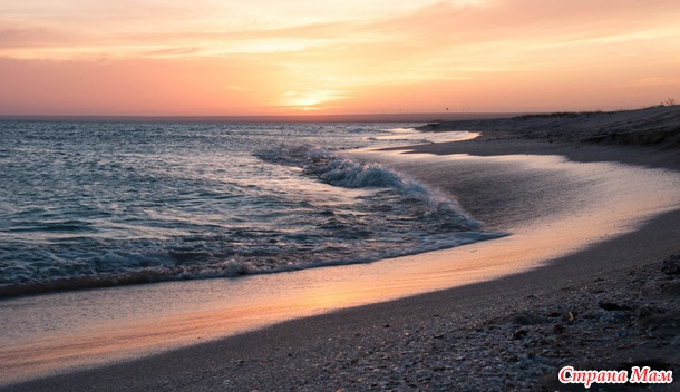 Закат на море