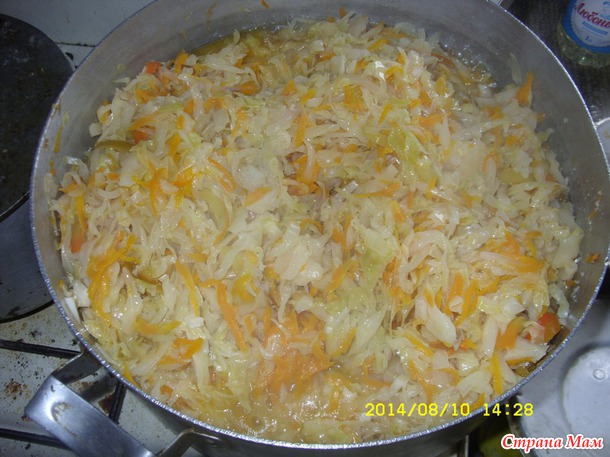 Салат с капусты