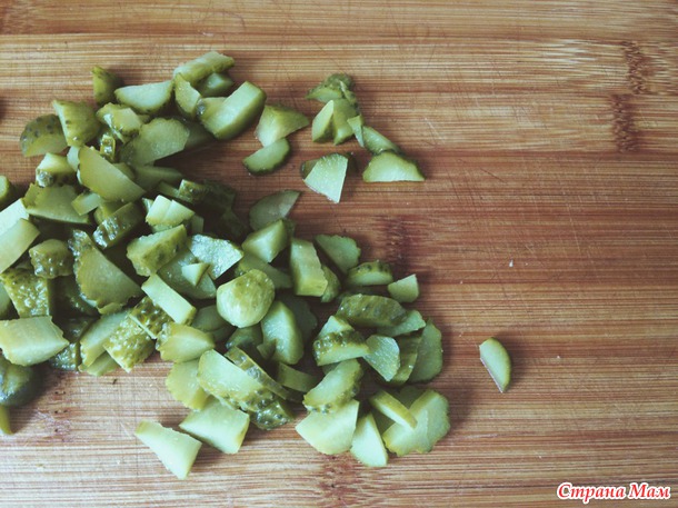Тарталетки с копченой курицей.