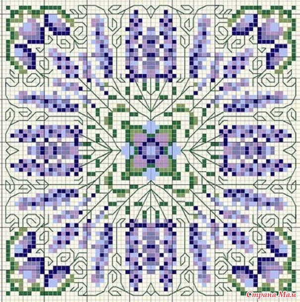 Бискорню. Вышивки крестиком.