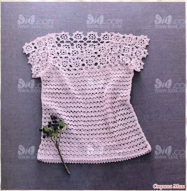 Мятная туника мотивами