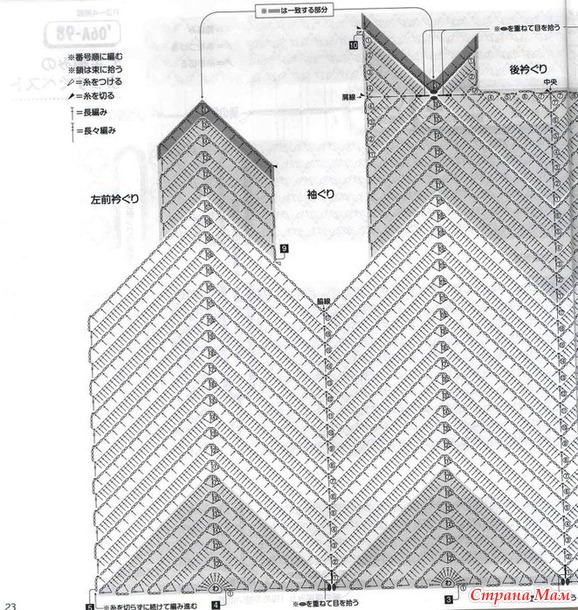 Мятная туника мотивами