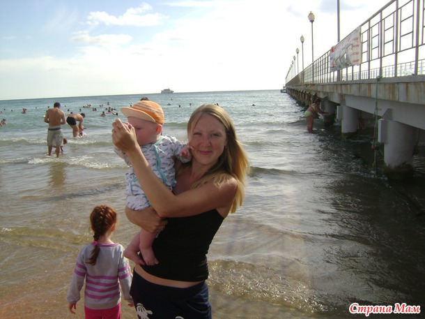 Фотоотчет с детьми плацкарт, море,)))