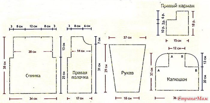 Зимний комплект балу схема