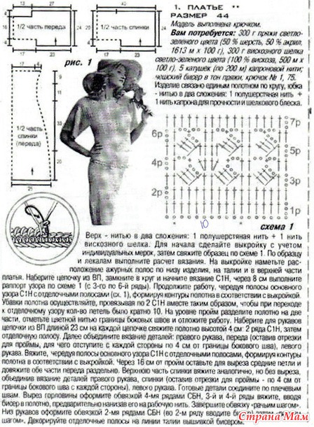 Моё платье из журнала Мод