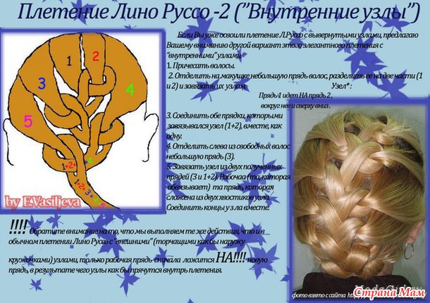 Плетение косичек