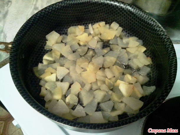 Быстрый пирог "Райское яблочко"