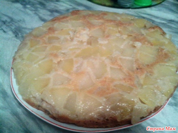 Быстрый пирог "Райское яблочко"